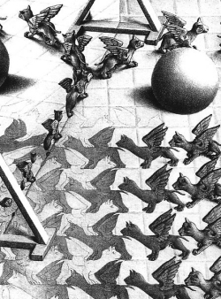 vergroting van Escher's Magic Mirror